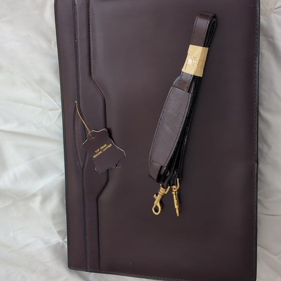 Vintage leather briefcase - Picture 2 of 9